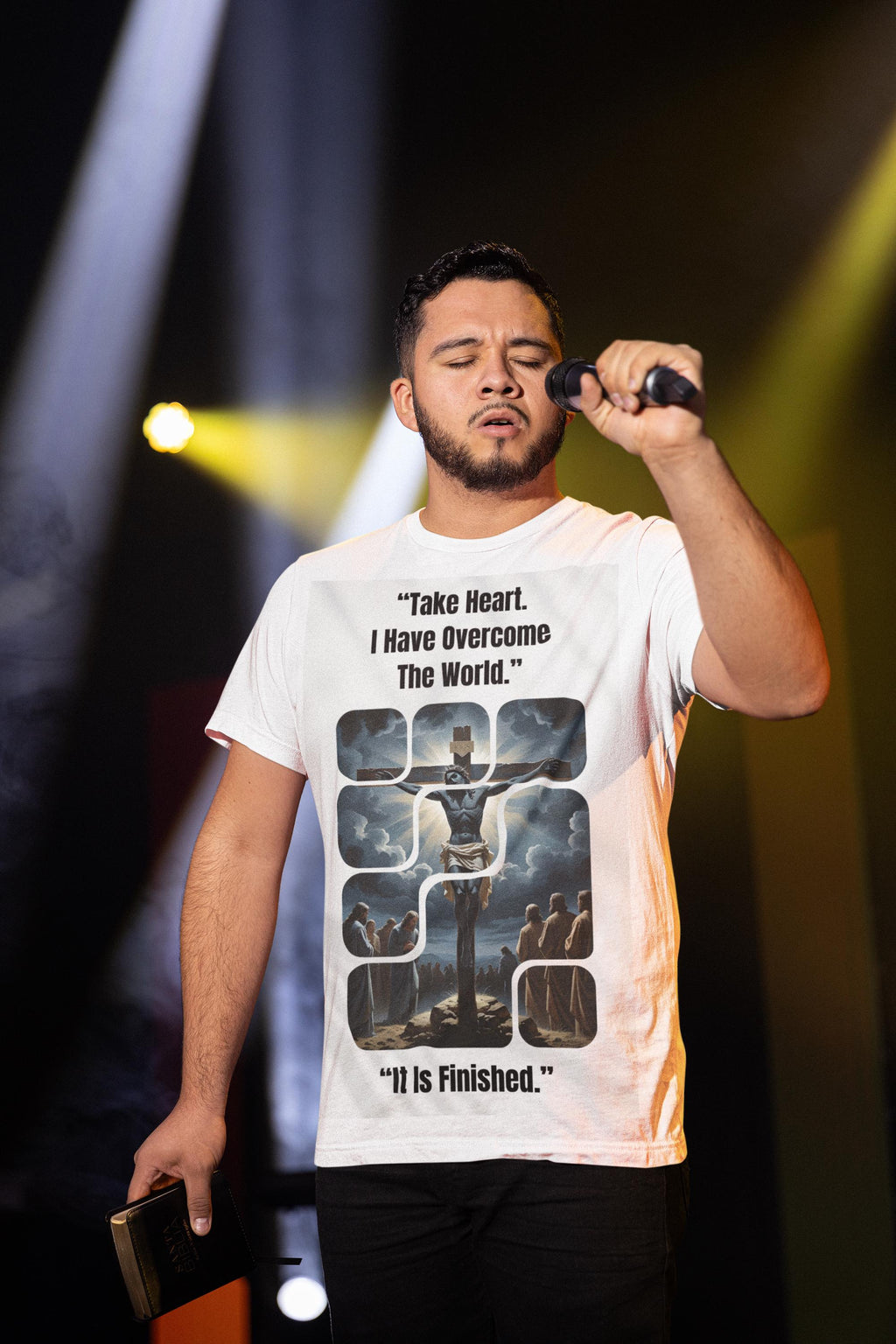 Take Heart I Have Overcome The World - Men's Tee
