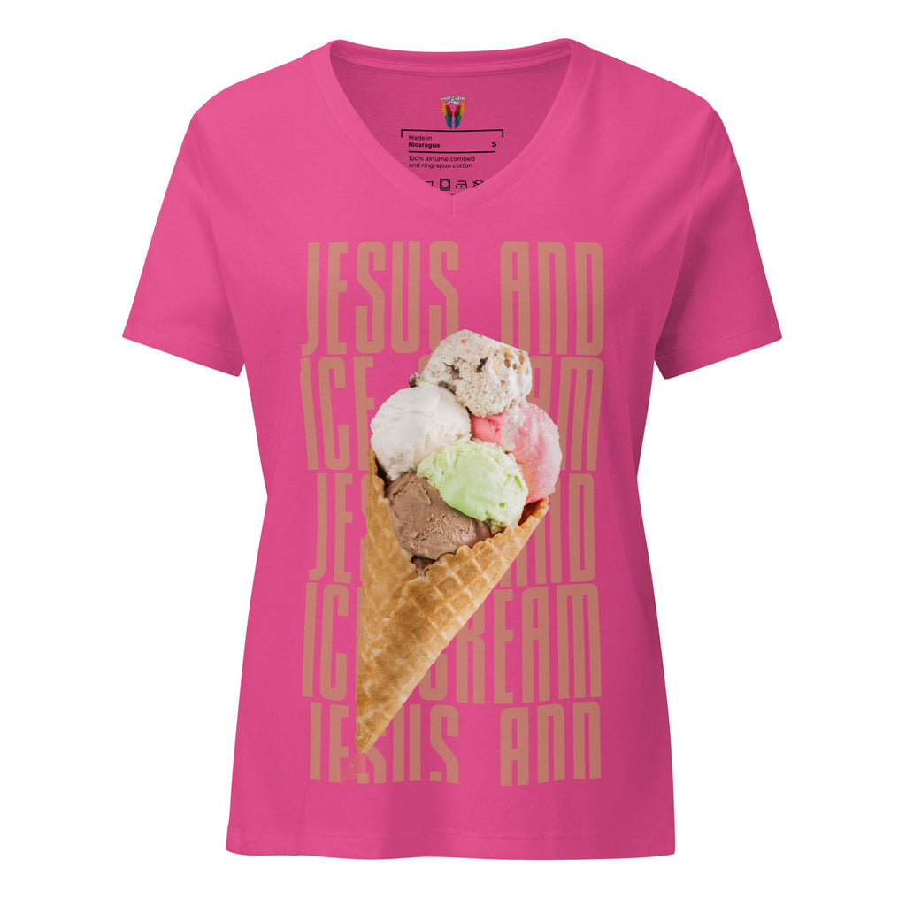 Jesus And Ice-Cream - Women's Tee