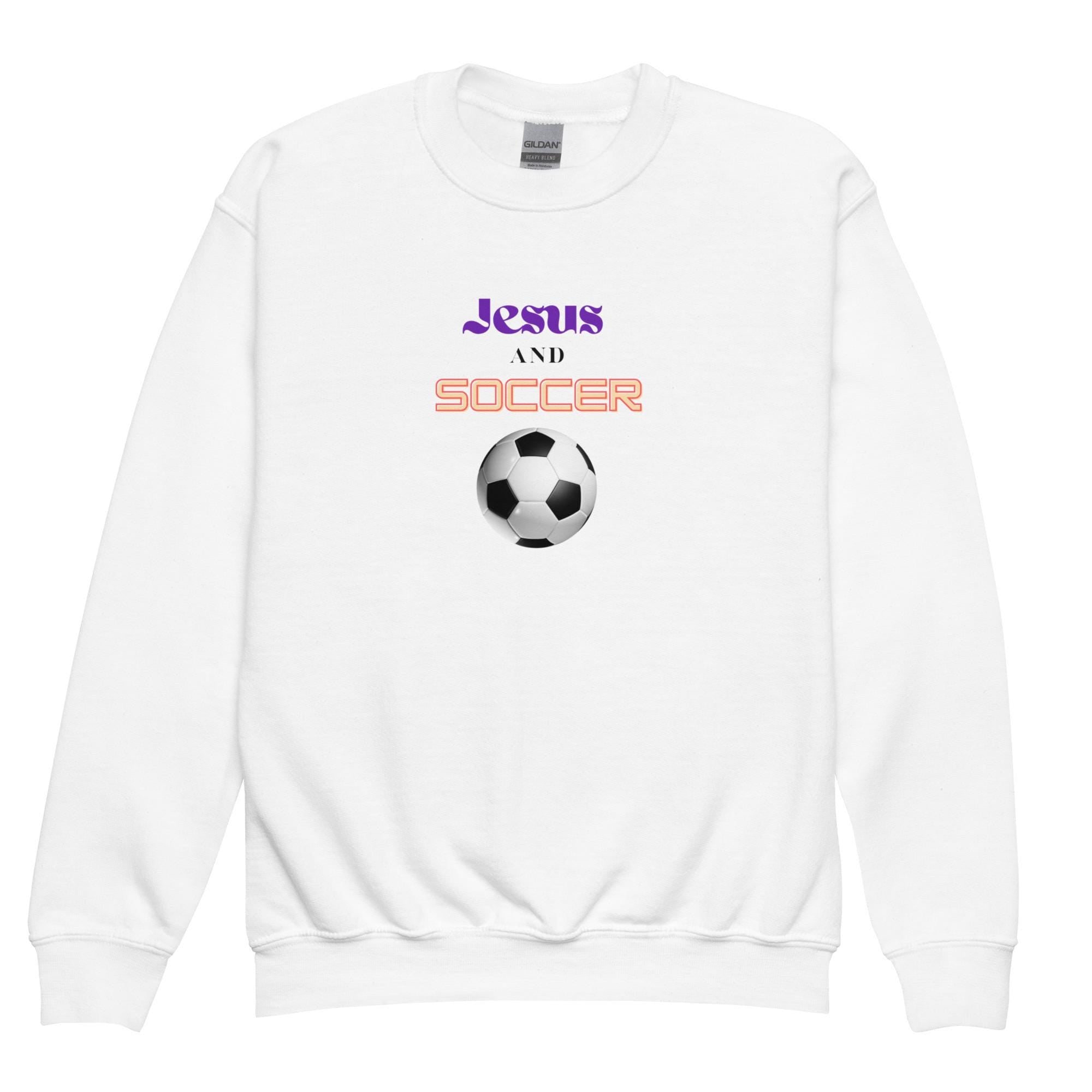 Jesus and Soccer - Unisex Youth Sweatshirt