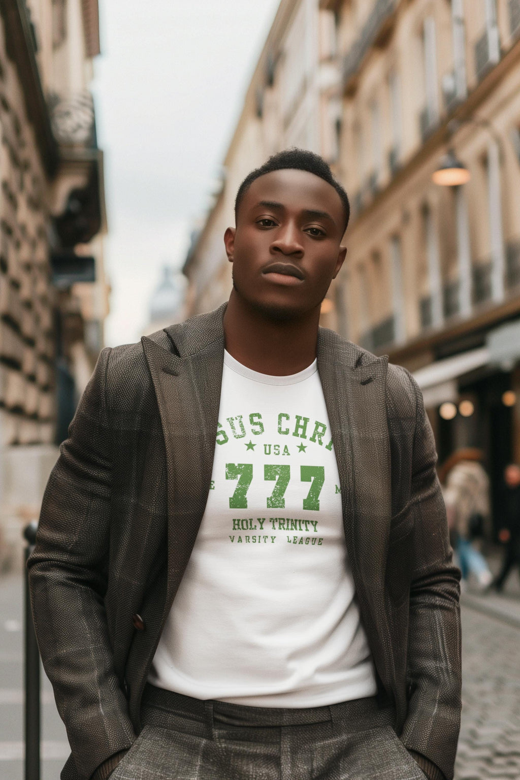 Jesus Christ 777, Men's T-shirt, Christian Shirt, Christian Apparel, Graphic Tee, Men's Gift, Faith Apparel
