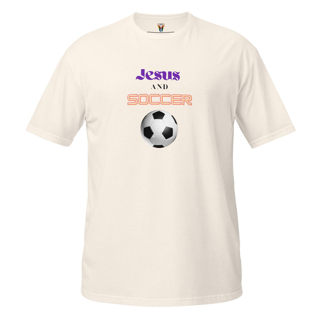 Jesus And Soccer - Men's Tee