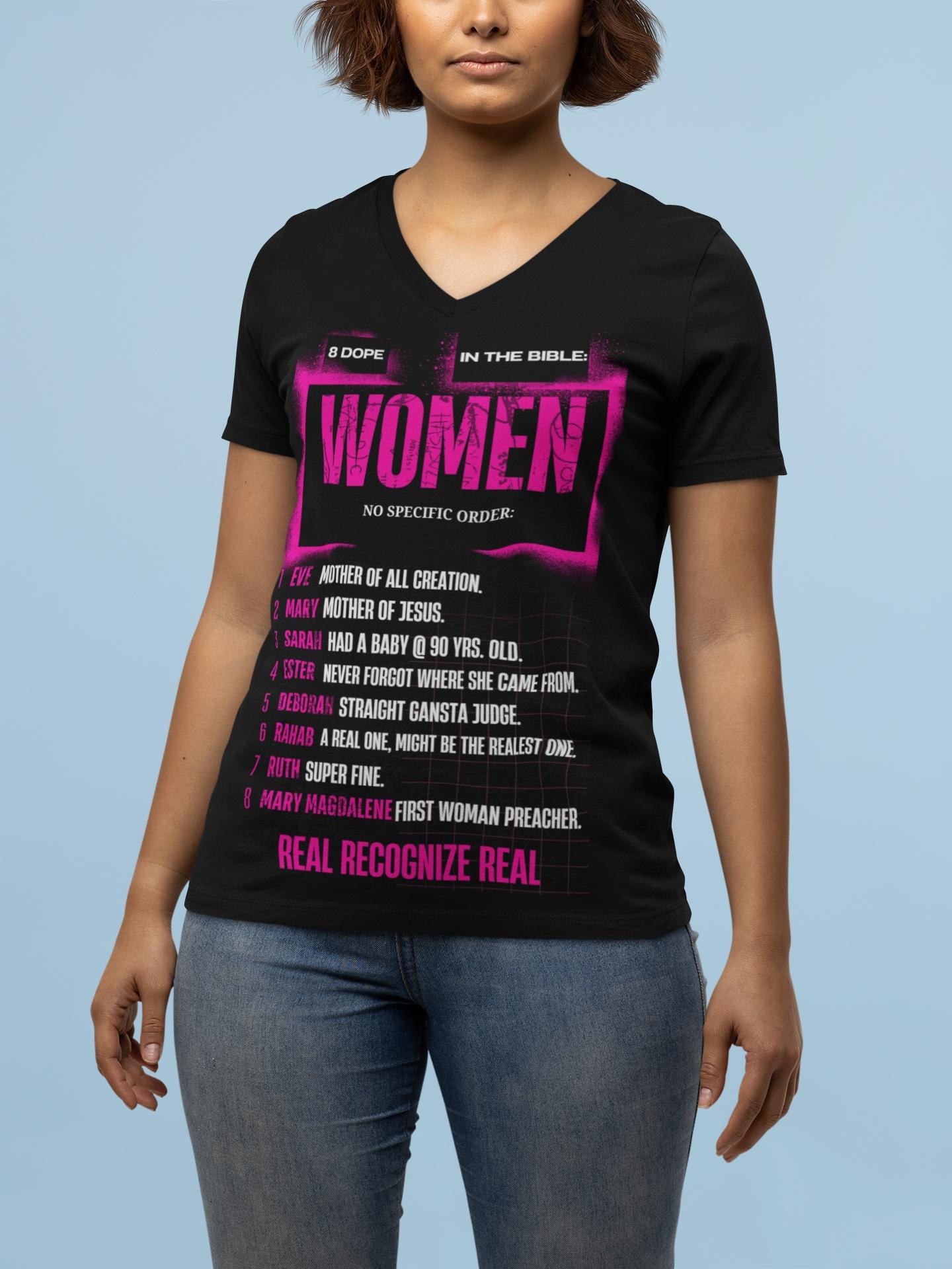 8 Dope Women In The Bible - Women's Tee