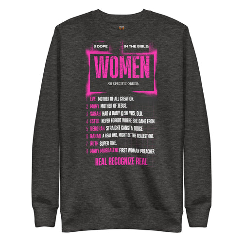 8 Dope Women In The Bible - Women's Sweatshirt