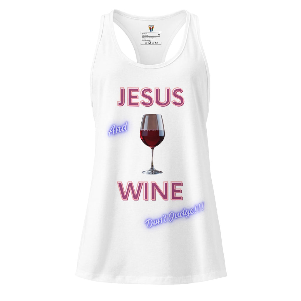 Jesus And Wine/Don't Judge - Women’s Tank