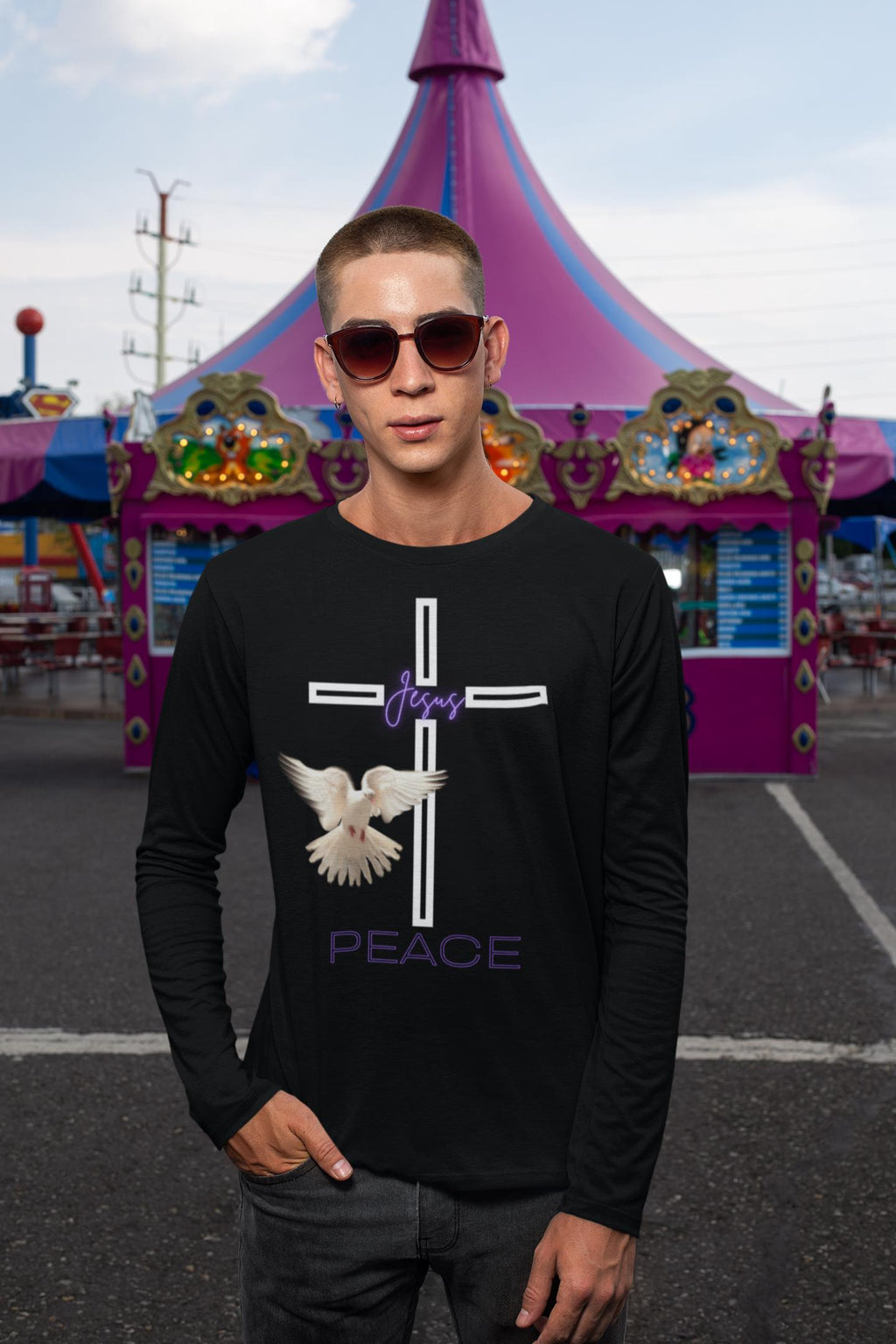 Jesus Peace - Youth Long Sleeve Tee