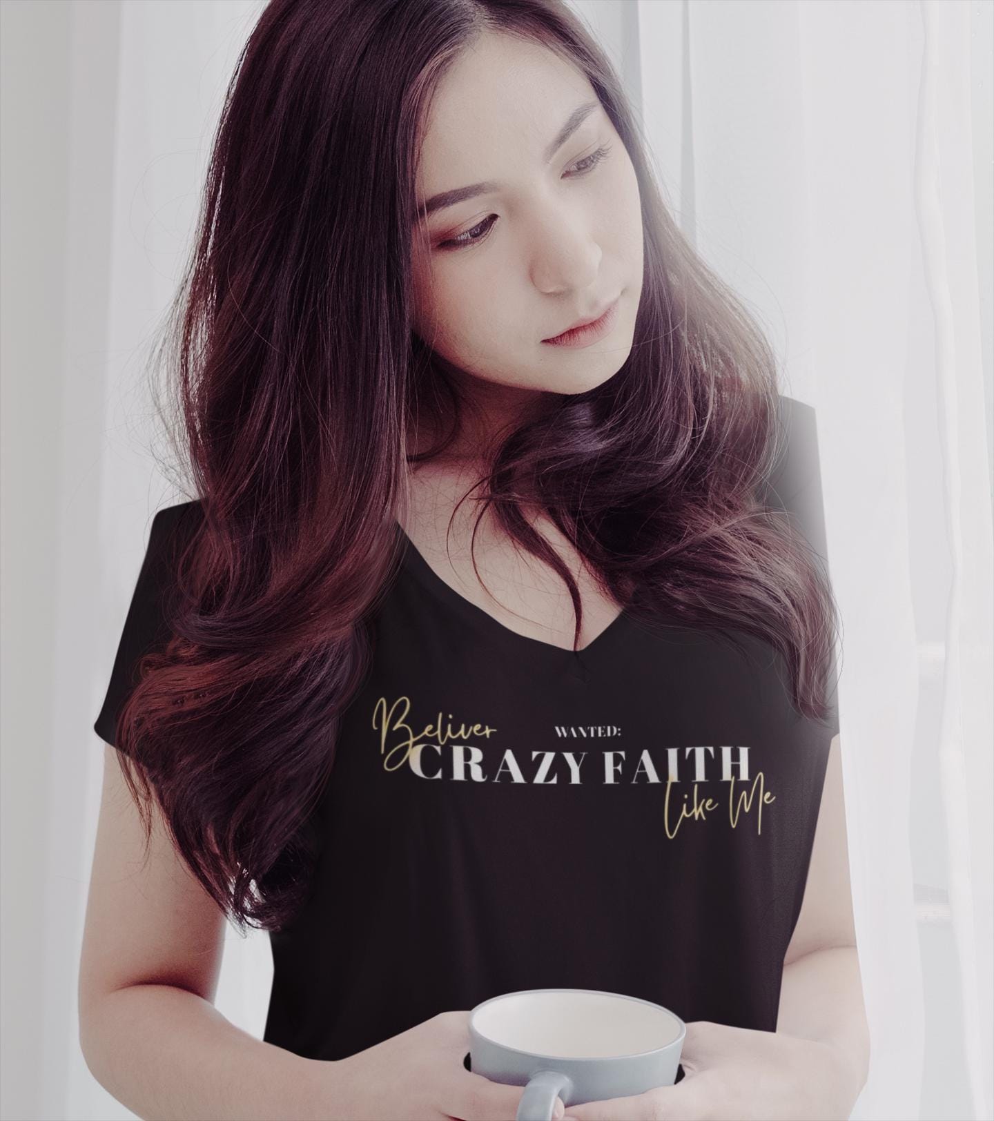 Wanted Crazy Faith Believer Like Me - Women’s Tee