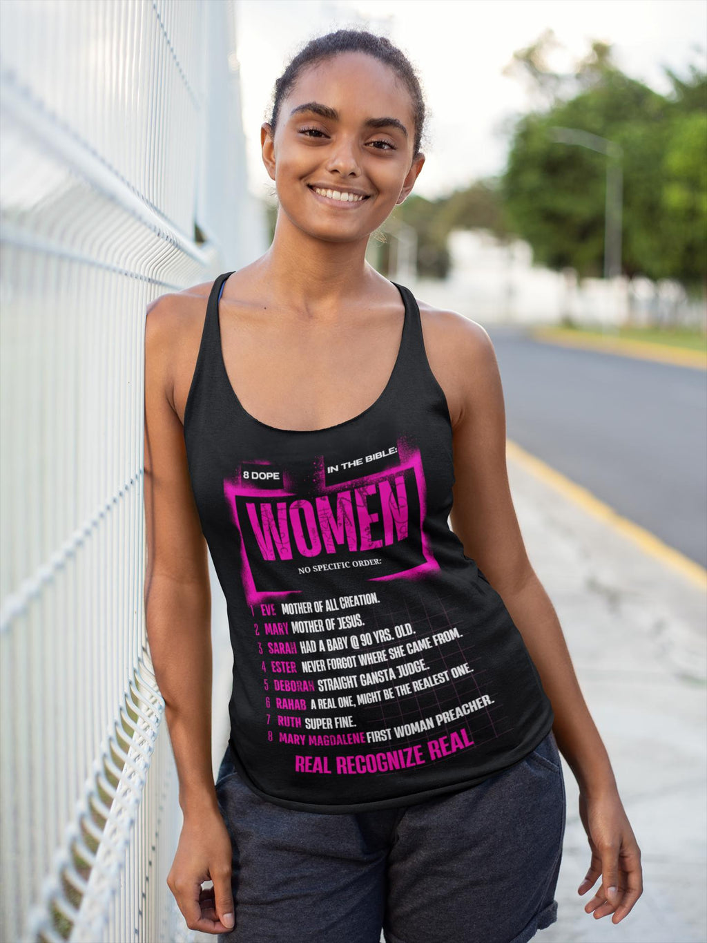 8 Dope Women In The Bible - Women’s Tank
