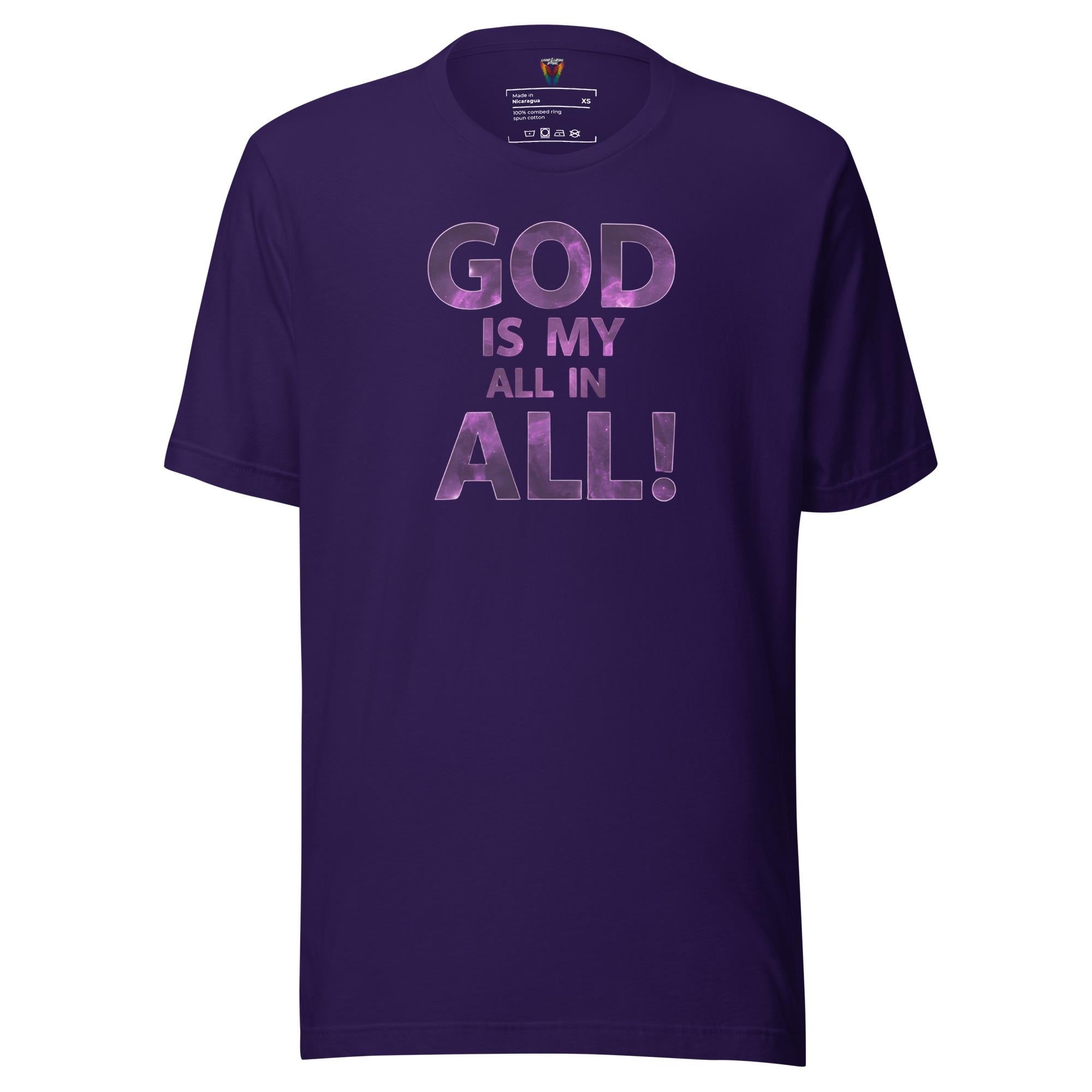God Is My All In All - Unisex Tee
