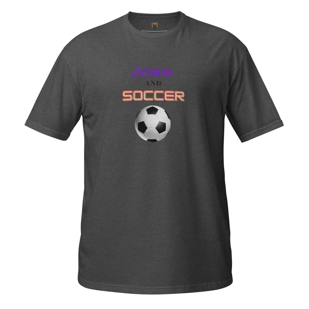 Jesus And Soccer - Men's Tee
