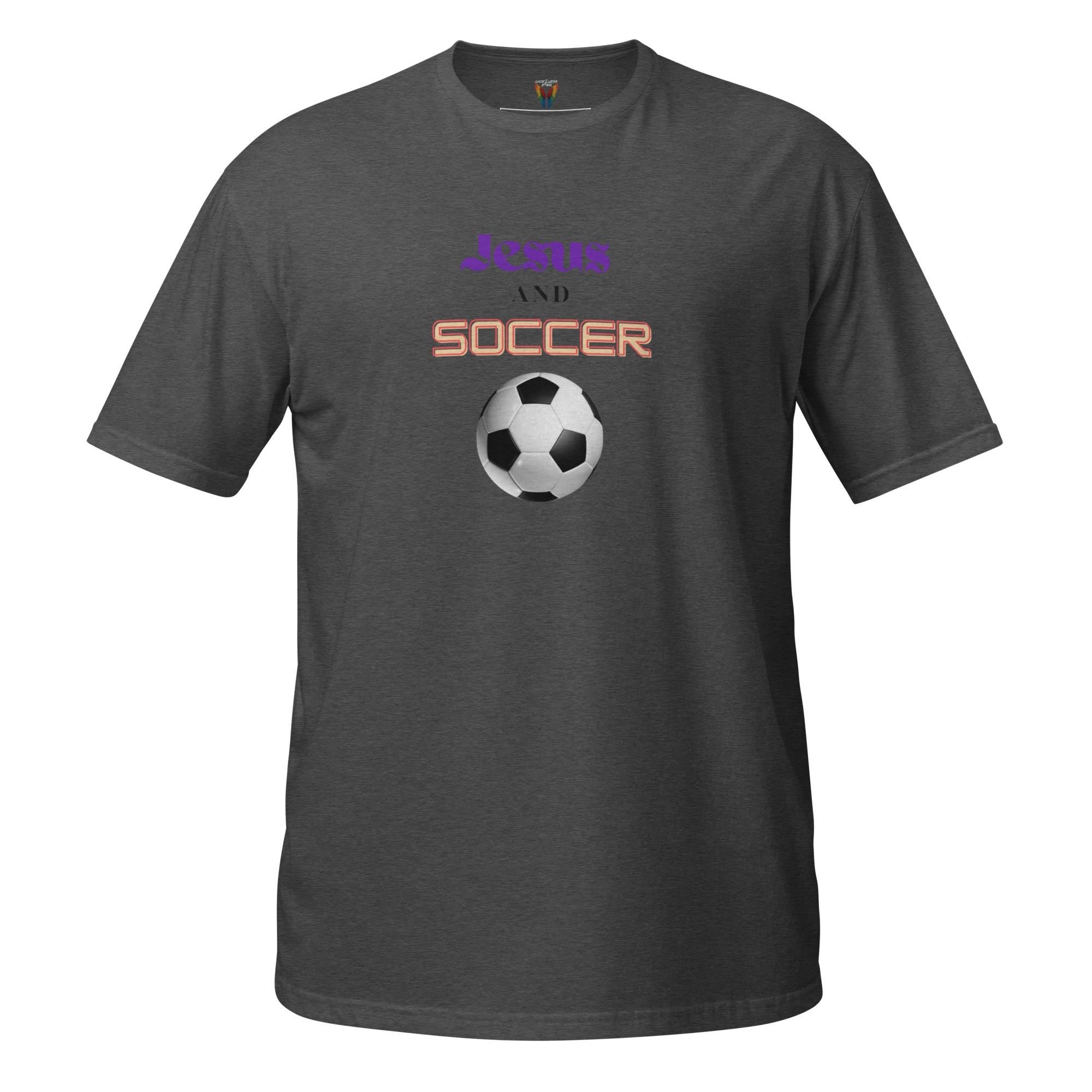 Jesus And Soccer - Men's Tee