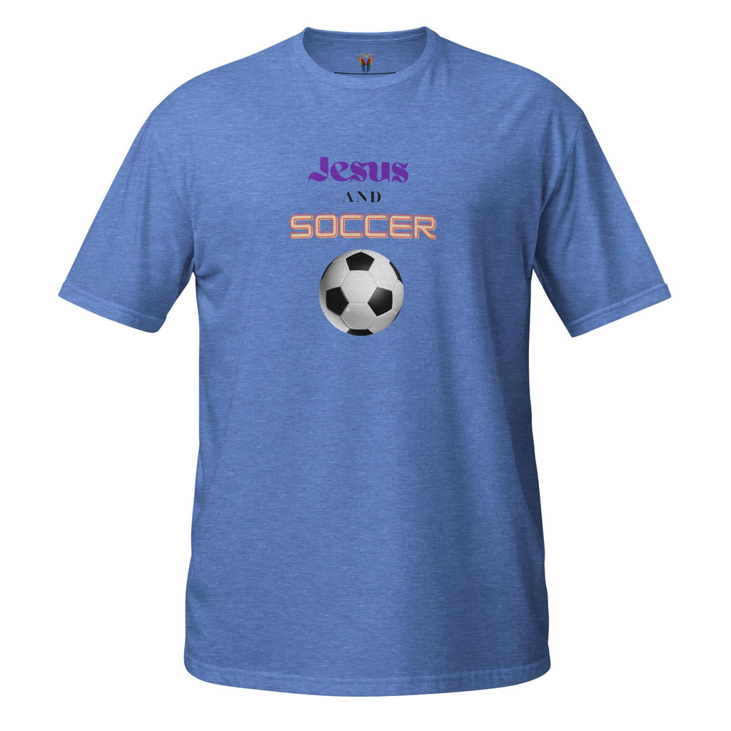 Jesus And Soccer - Men's Tee