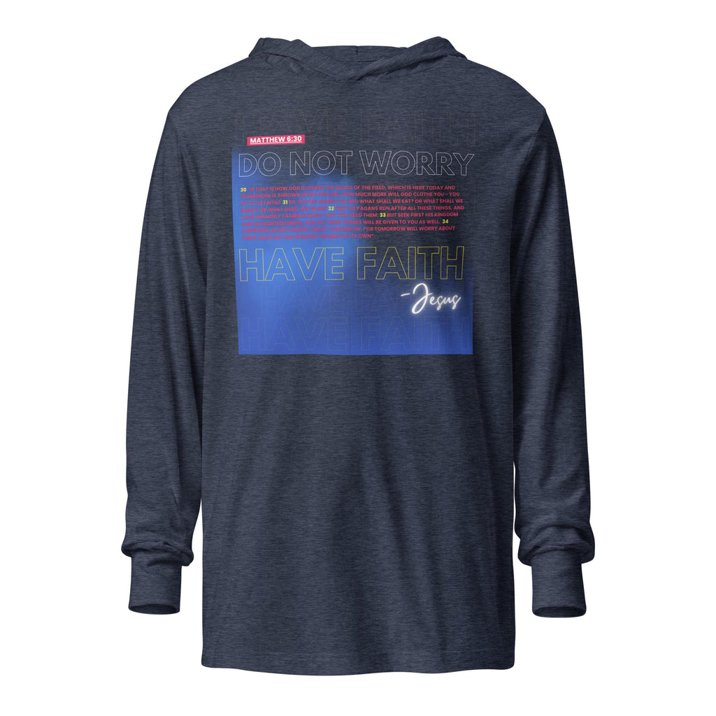 Matthew 6:30 - Hooded Long-Sleeve Tee
