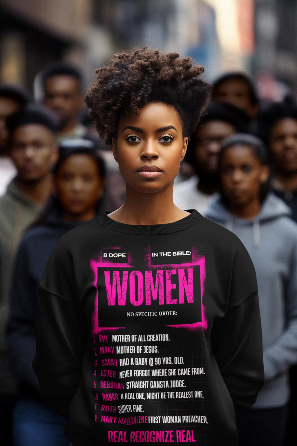 8 Dope Women In The Bible - Women's Sweatshirt