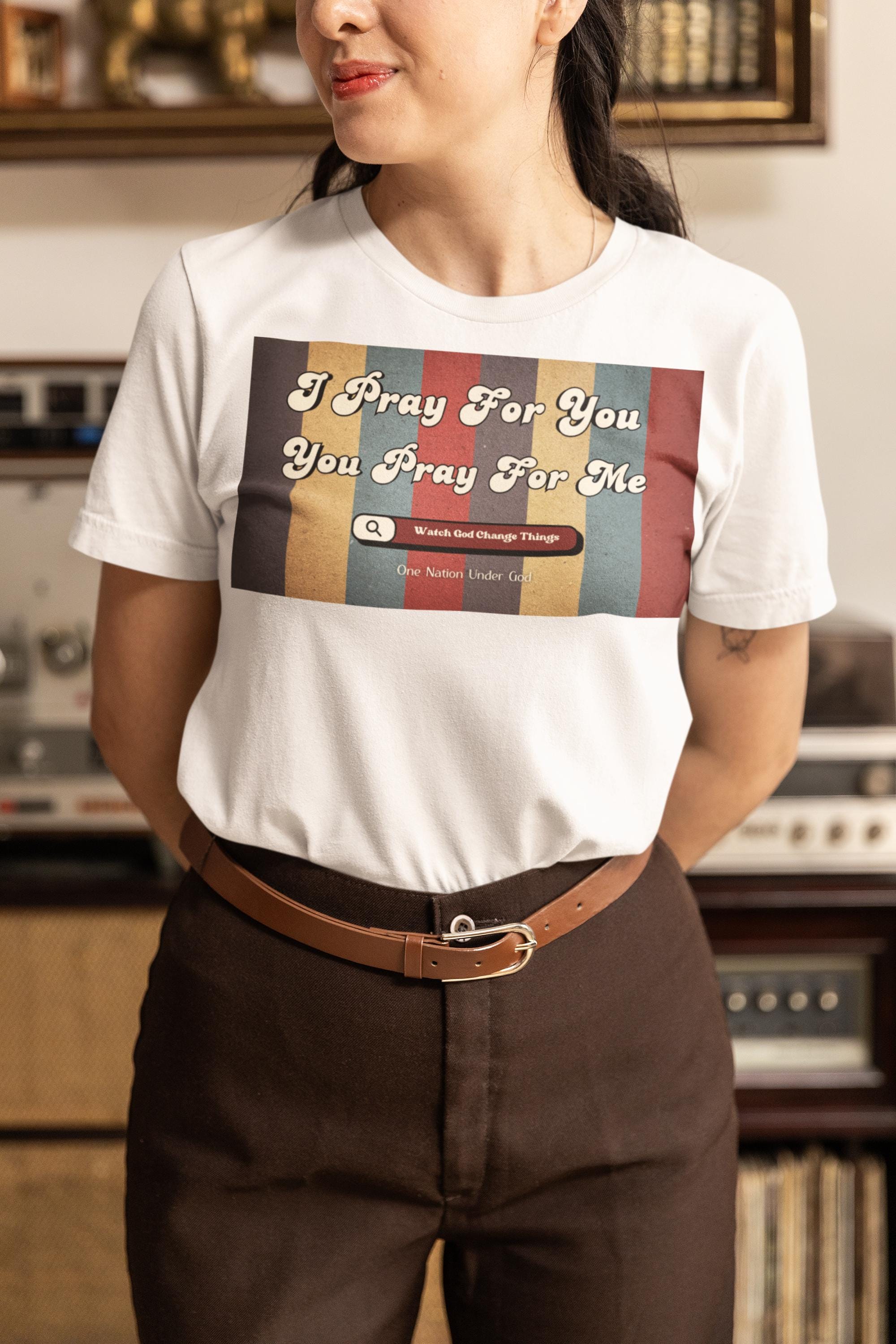 I Pray For You Pray For Me - Unisex Tee