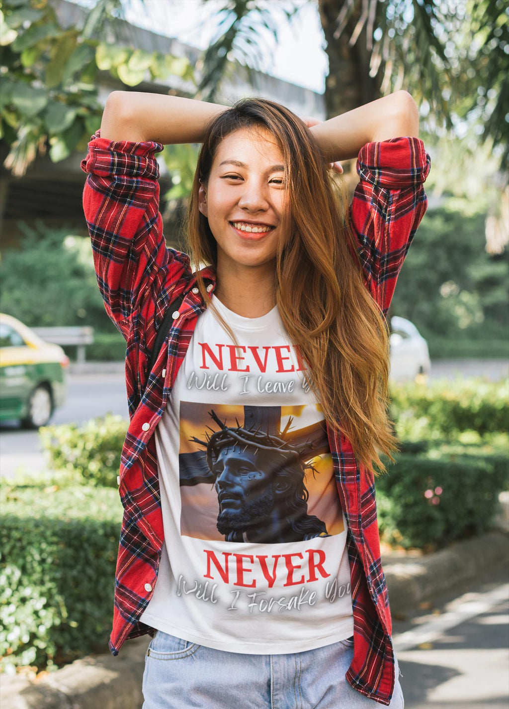 Never Will I Leave/Forsake You - Women's Tee