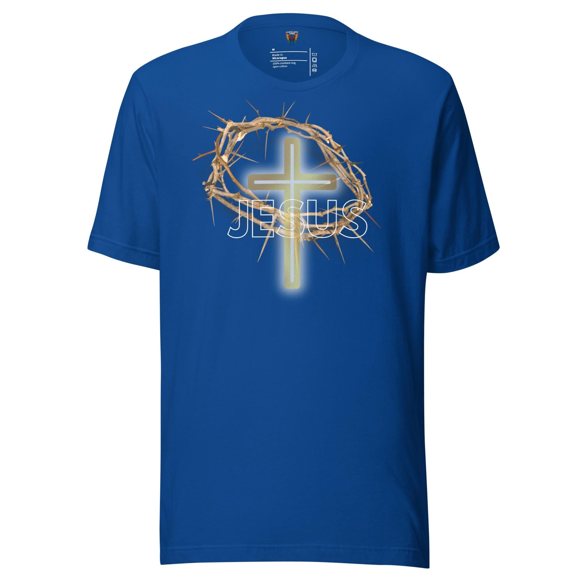 Jesus With Crown Of Thorns - Men's Tee