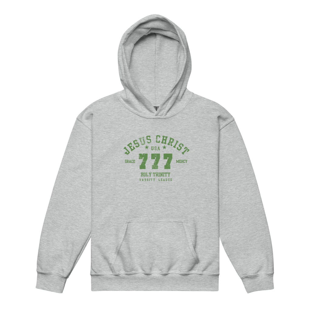 Jesus 777, Youth Hoodie,  Boys/Girls Graphic Hoodie, Christian Apparel, Christian Hoodie, Faith Apparel