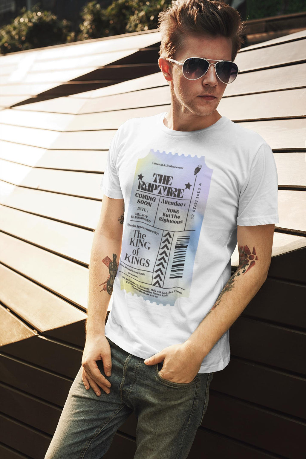The Rapture, Men's T-shirt, Christian Shirt, Graphic T-Shirt, Christian Apparel, Trendy Shirt, Faith Apparel