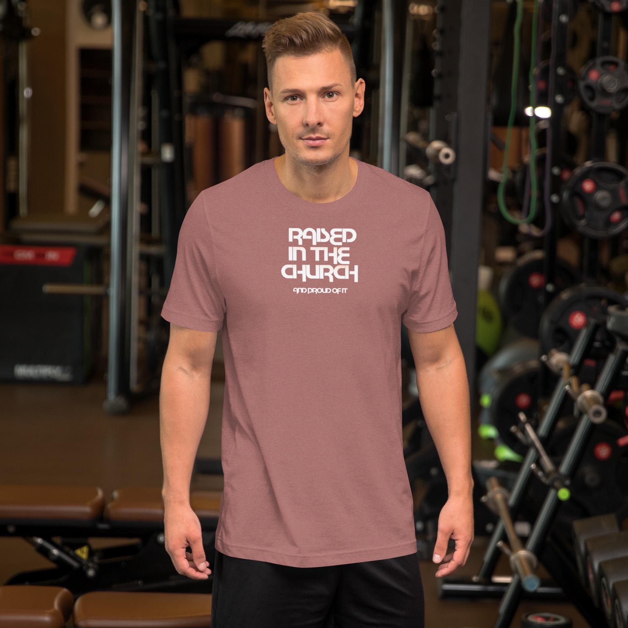 Raised In The Church Proud Of It, Unisex Shirt, Graphic Shirt, Christian Shirt, Religious Shirt, Trendy Shirt, Faith Shirt