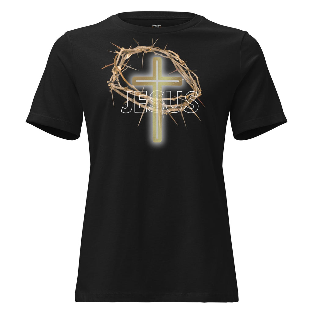 Jesus With Crown Of Thorns - Women's Tee