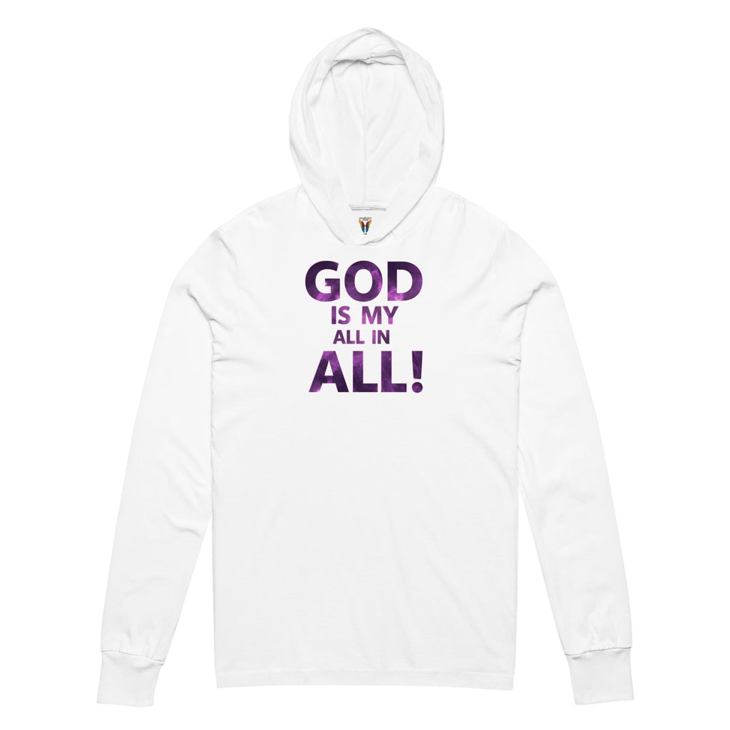 God Is My All In All - Unisex Hooded Long-Sleeve Tee
