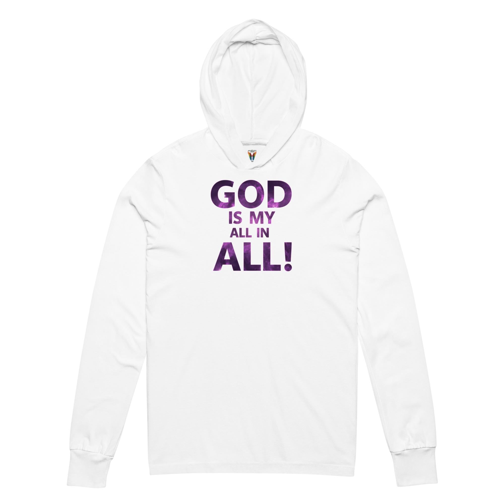 God Is My All In All - Unisex Hooded Long-Sleeve Tee