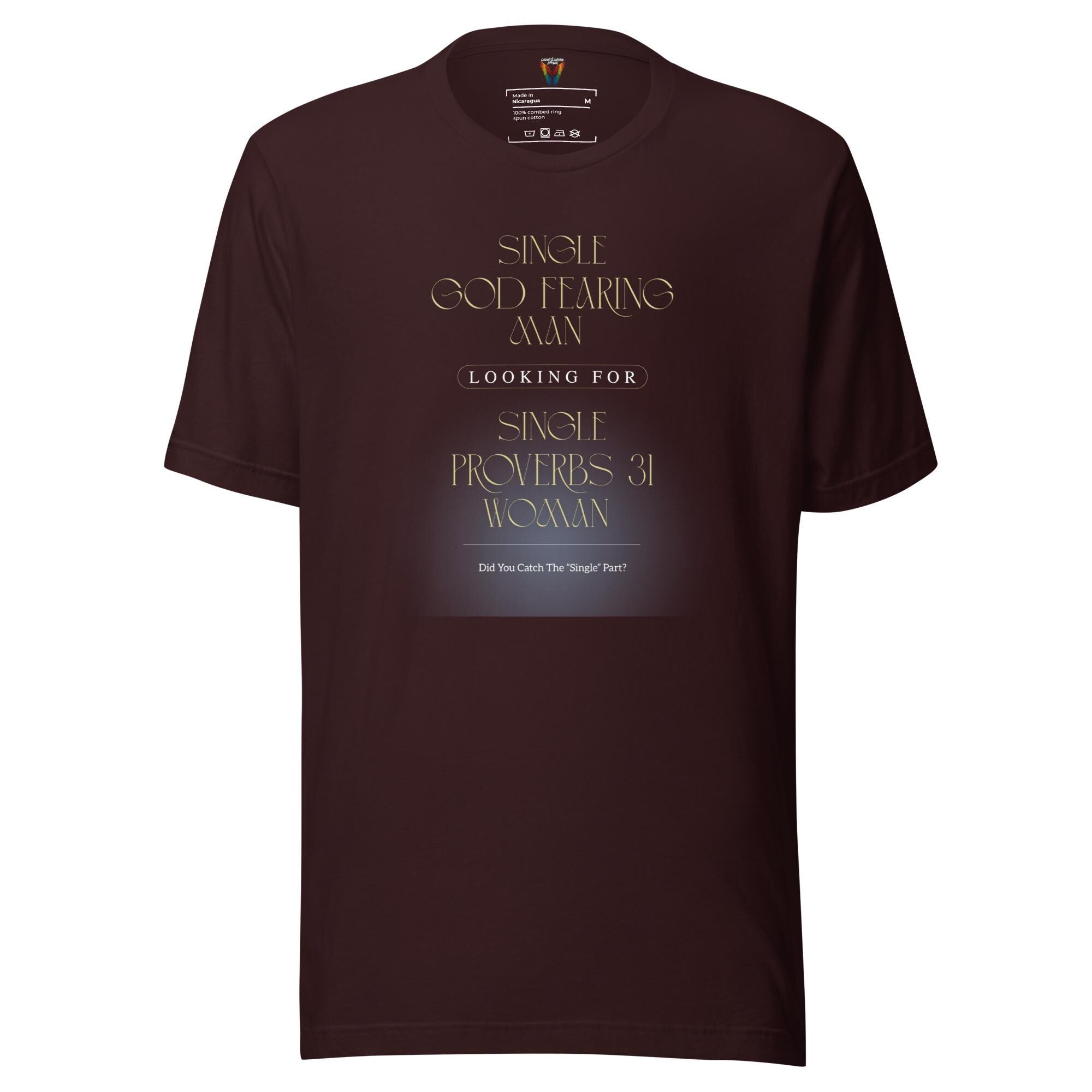 Single God Fearing Man - Men's Tee