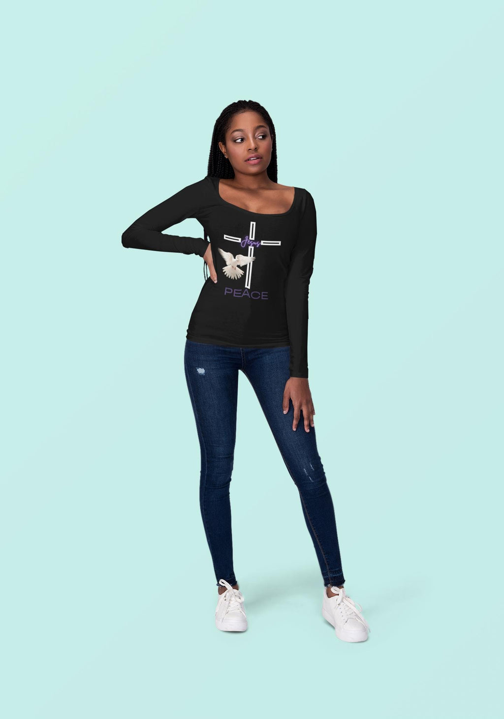 Jesus Peace - Youth Long Sleeve Tee