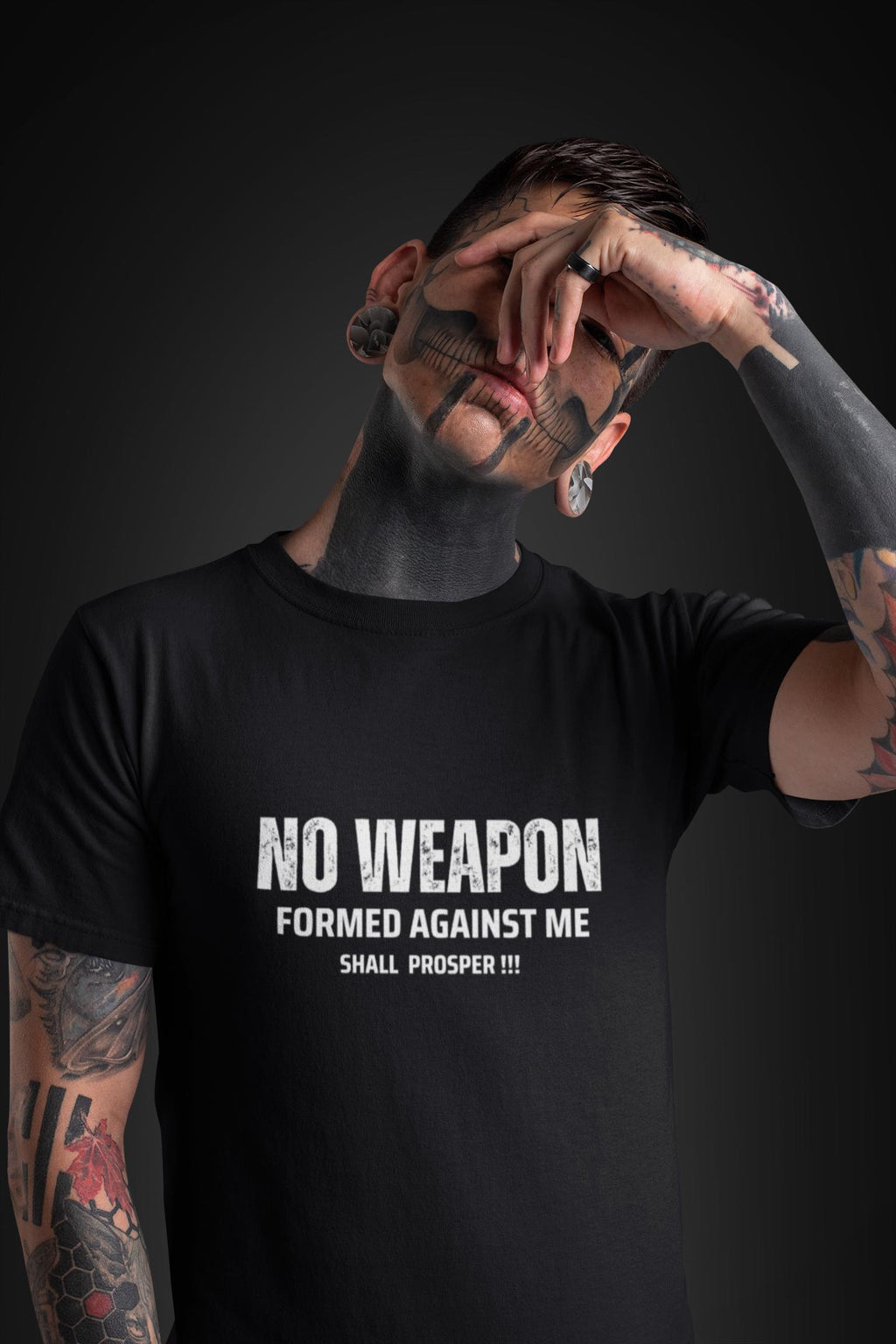 No Weapon Formed Against Me Shall Prosper - Men's Tee