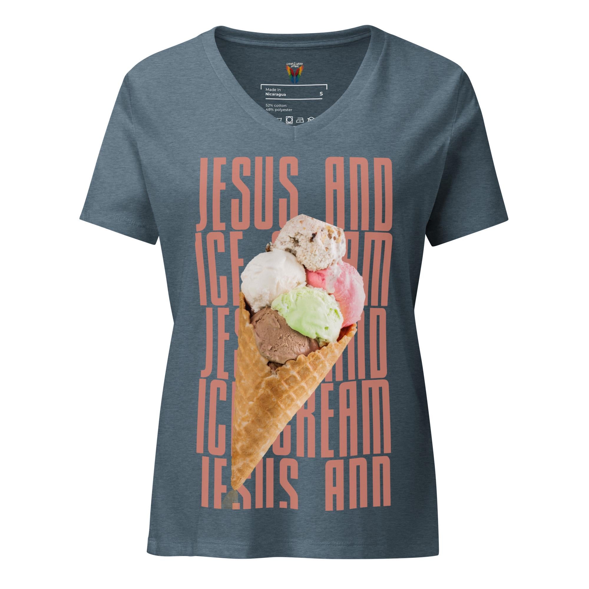 Jesus And Ice-Cream - Women's Tee