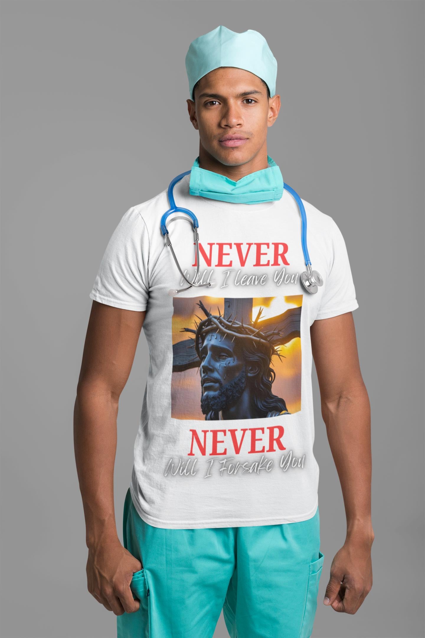 Never Will I Leave Forsake You - Men's Tee