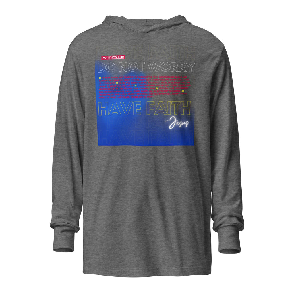 Matthew 6:30 - Hooded Long-Sleeve Tee