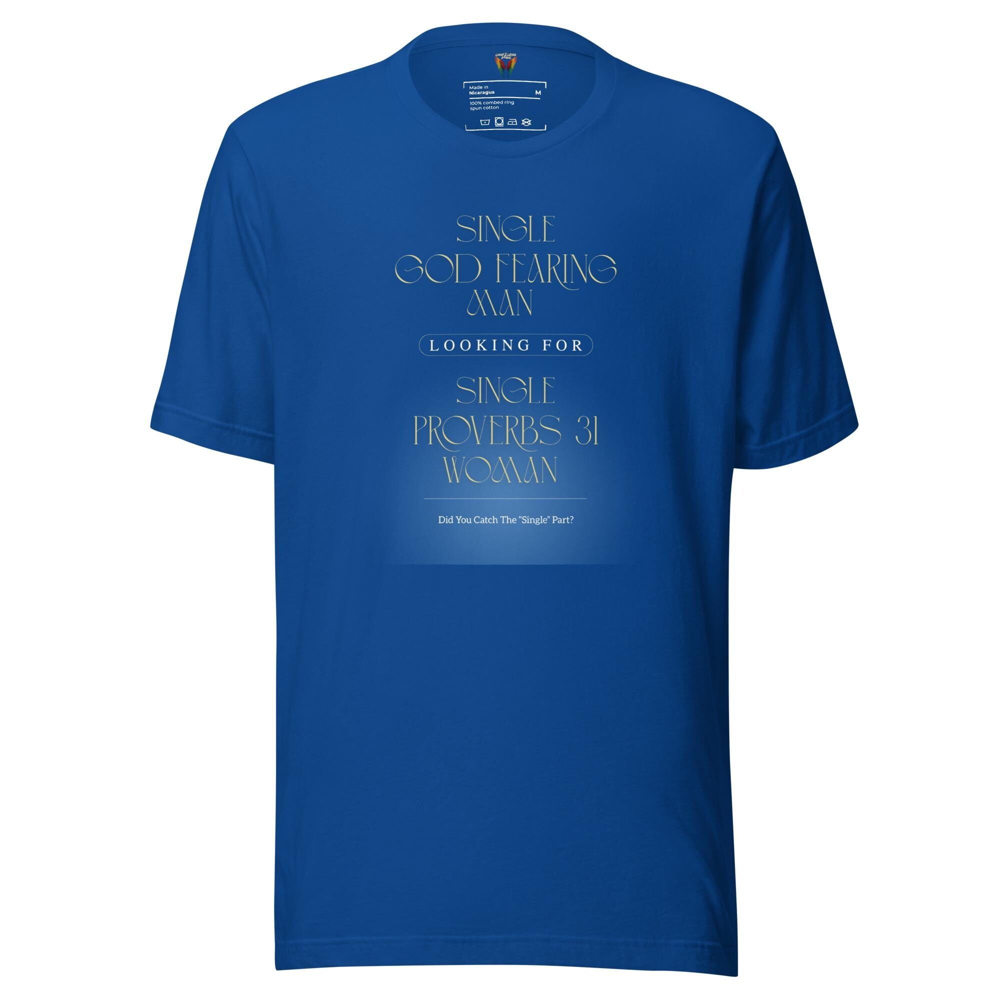 Single God Fearing Man - Men's Tee