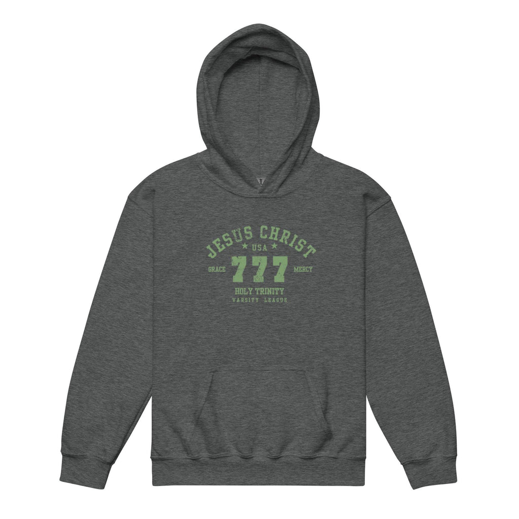 Jesus 777, Youth Hoodie,  Boys/Girls Graphic Hoodie, Christian Apparel, Christian Hoodie, Faith Apparel