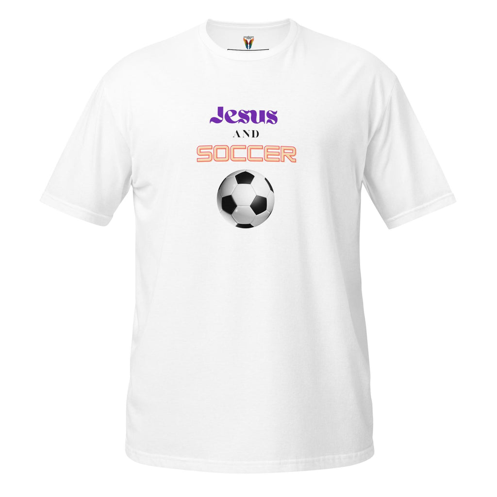 Jesus And Soccer - Men's Tee