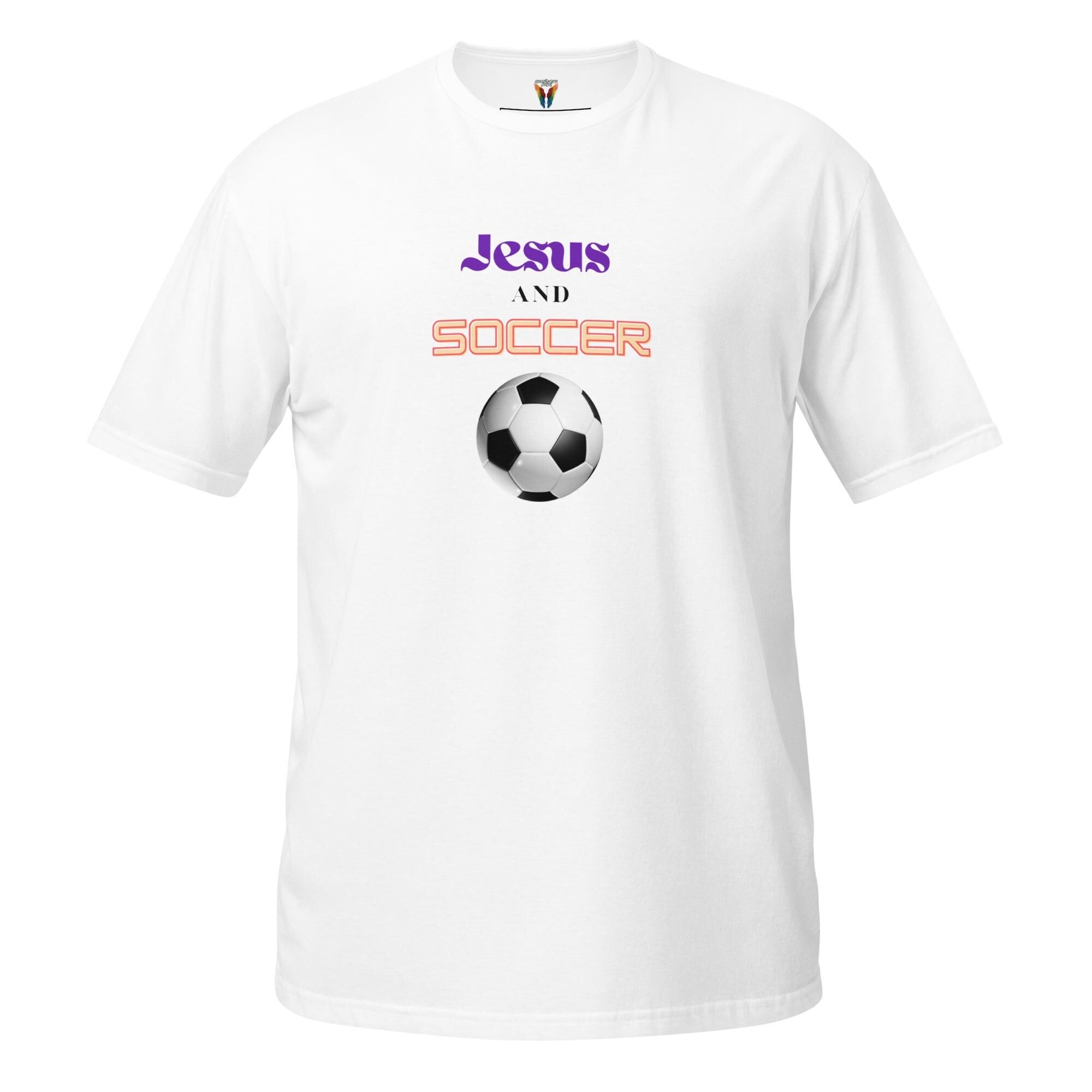 Jesus And Soccer - Men's Tee