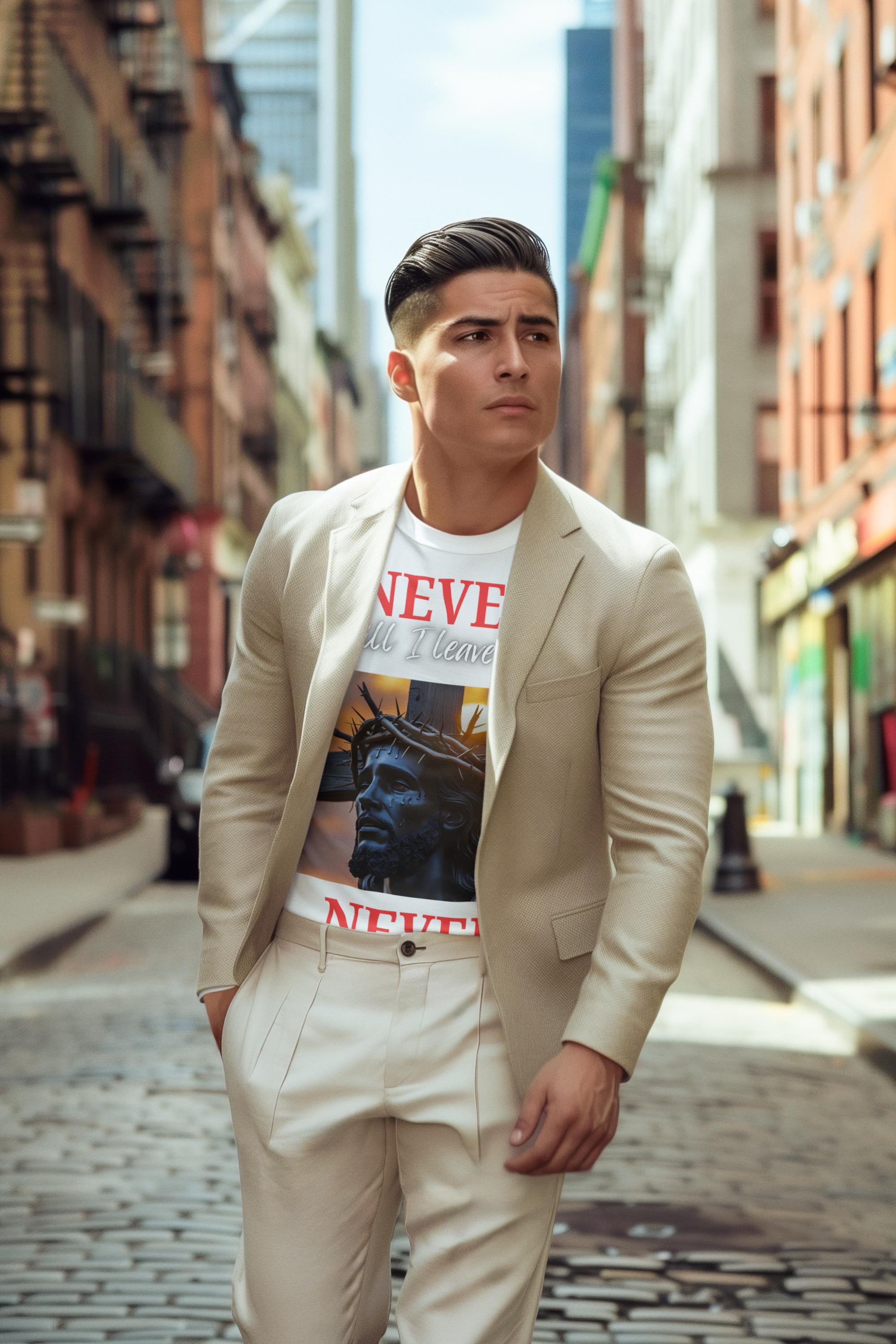 Never Will I Leave Forsake You - Men's Tee