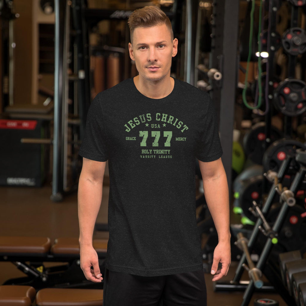 Jesus Christ 777, Men's T-shirt, Christian Shirt, Christian Apparel, Graphic Tee, Men's Gift, Faith Apparel