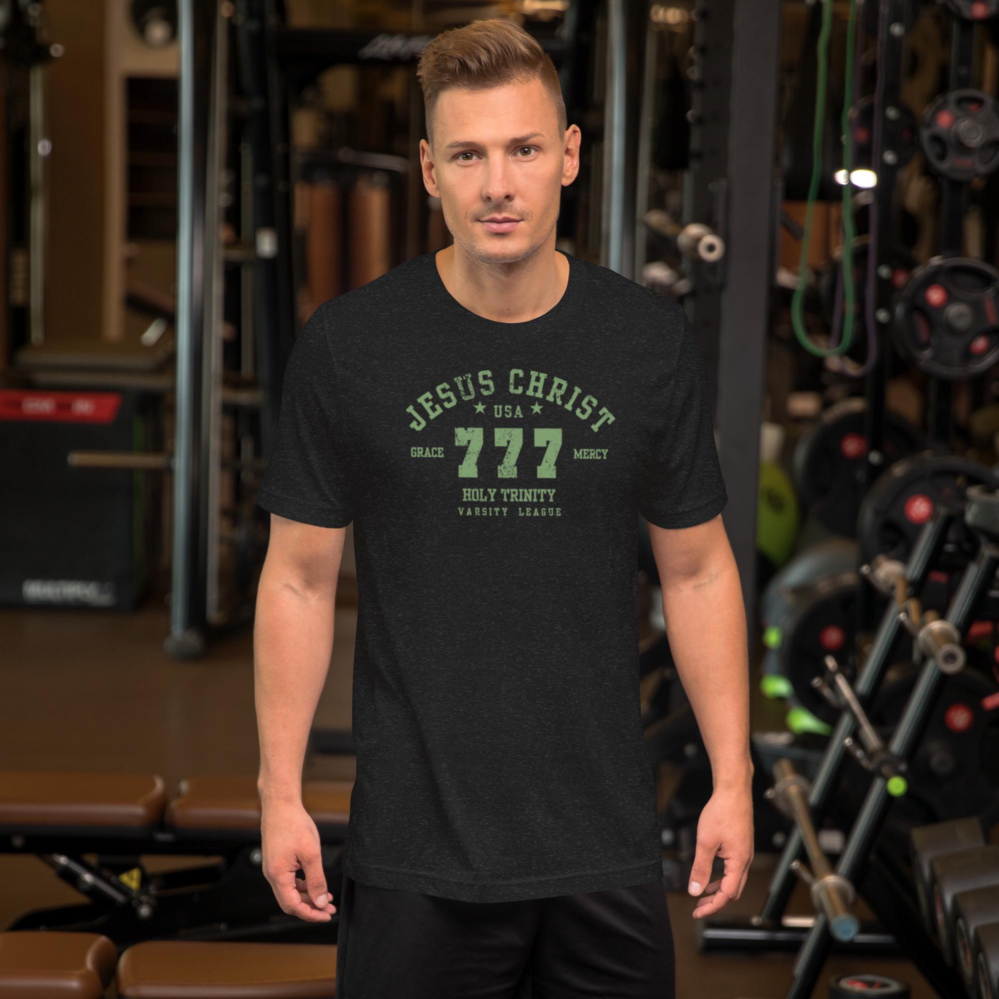 Jesus Christ 777, Men's T-shirt, Christian Shirt, Christian Apparel, Graphic Tee, Men's Gift, Faith Apparel