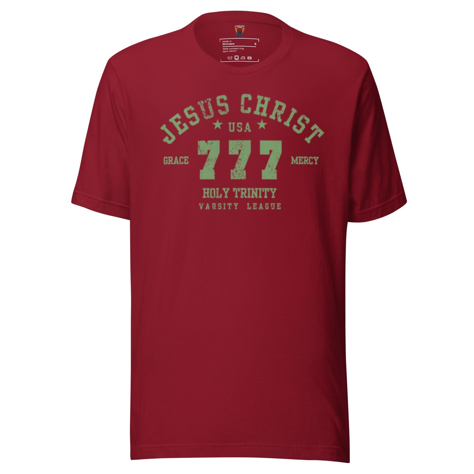 Jesus Christ 777, Men's T-shirt, Christian Shirt, Christian Apparel, Graphic Tee, Men's Gift, Faith Apparel