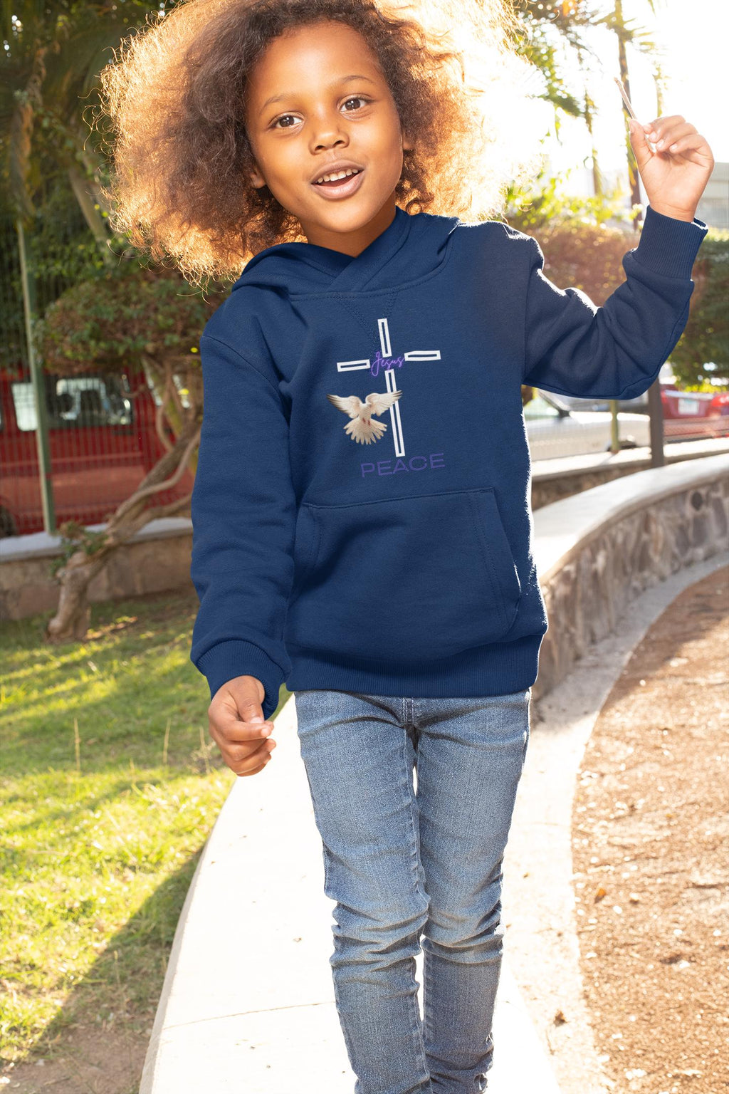 Jesus Peace - Kid's Hoodie