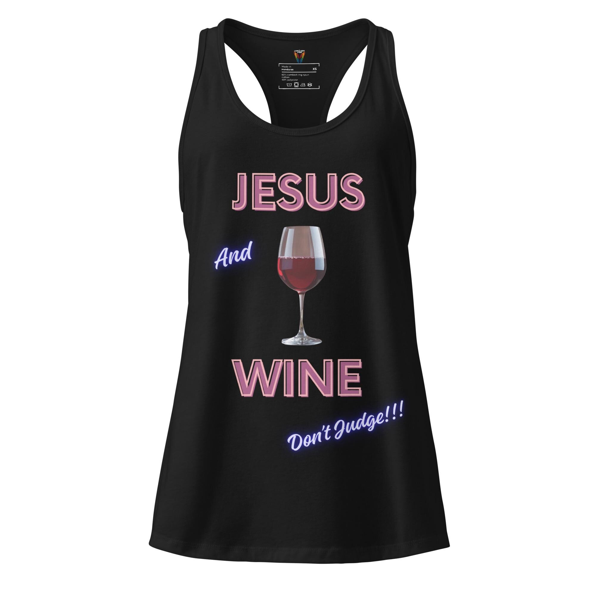 Jesus And Wine/Don't Judge - Women’s Tank