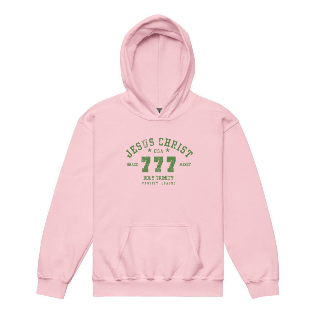 Jesus 777, Youth Hoodie,  Boys/Girls Graphic Hoodie, Christian Apparel, Christian Hoodie, Faith Apparel