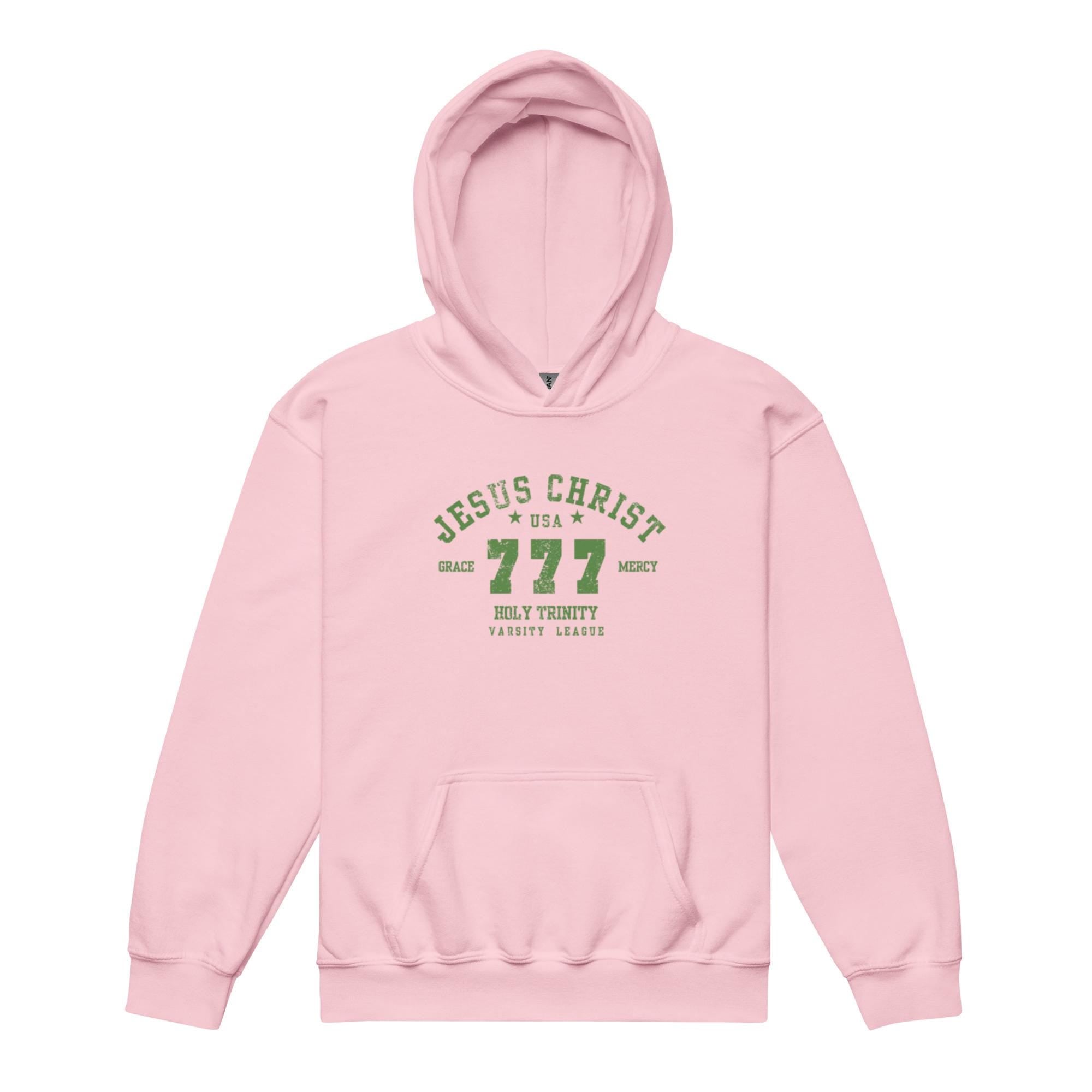Jesus 777, Youth Hoodie,  Boys/Girls Graphic Hoodie, Christian Apparel, Christian Hoodie, Faith Apparel