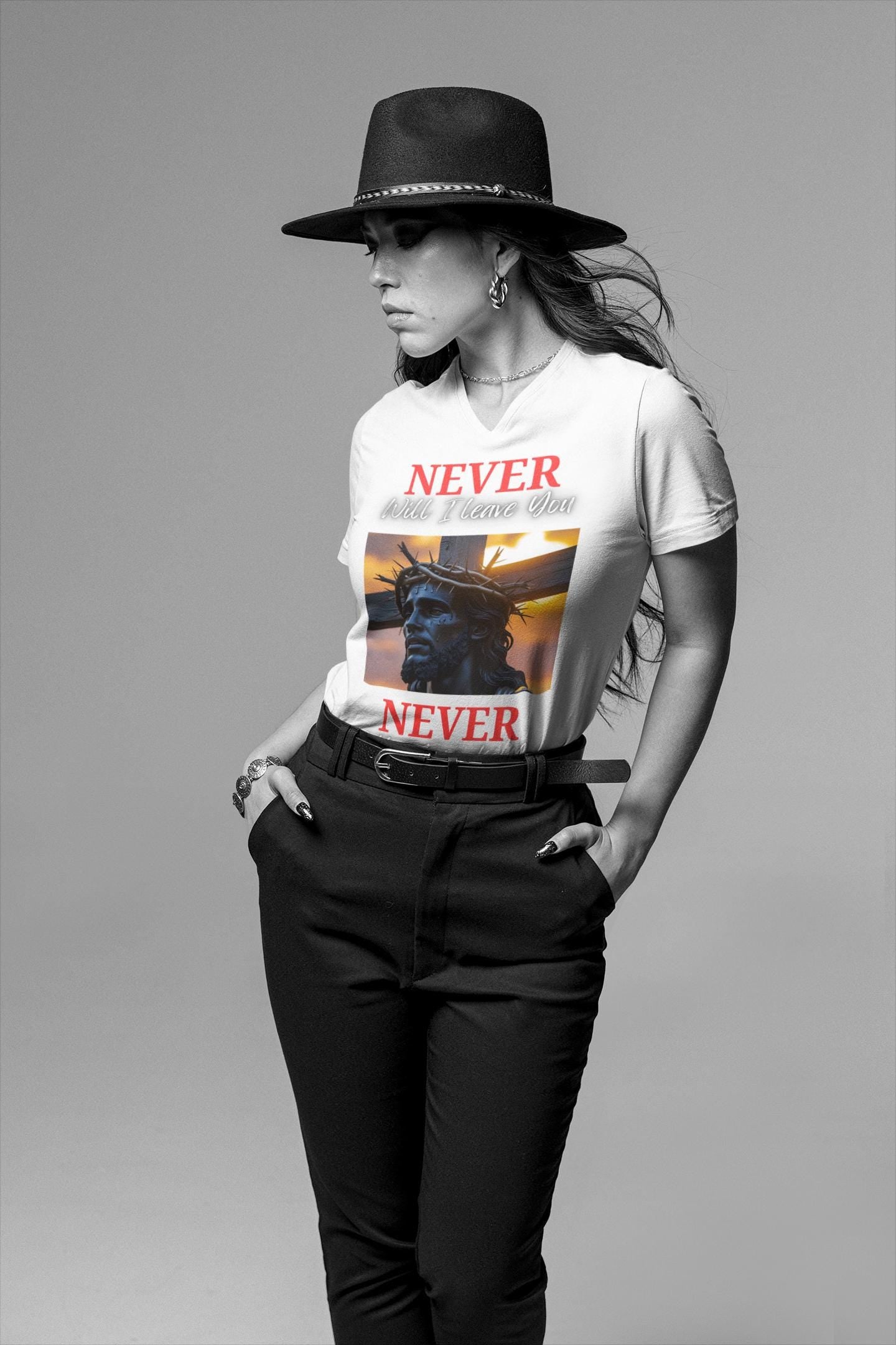 Never Will I Leave/Forsake You - Women's Tee