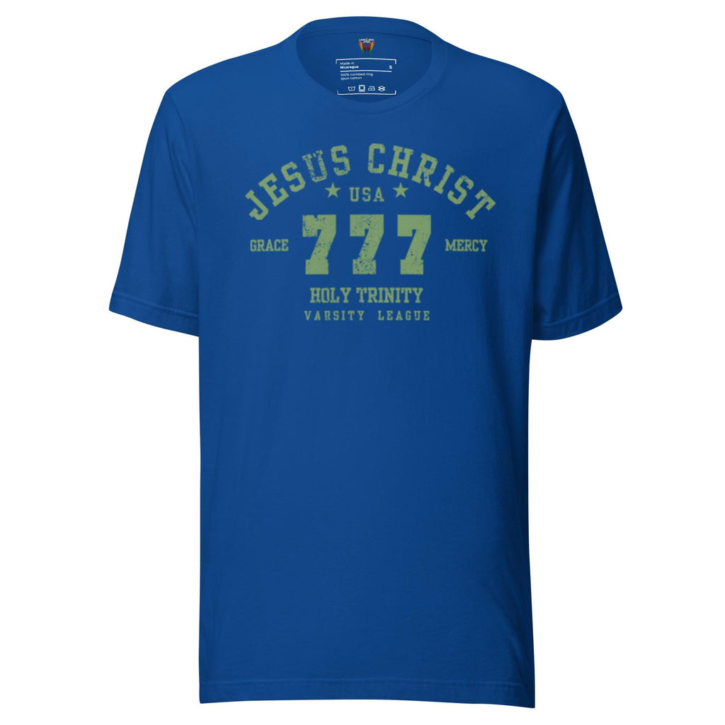 Jesus Christ 777, Men's T-shirt, Christian Shirt, Christian Apparel, Graphic Tee, Men's Gift, Faith Apparel