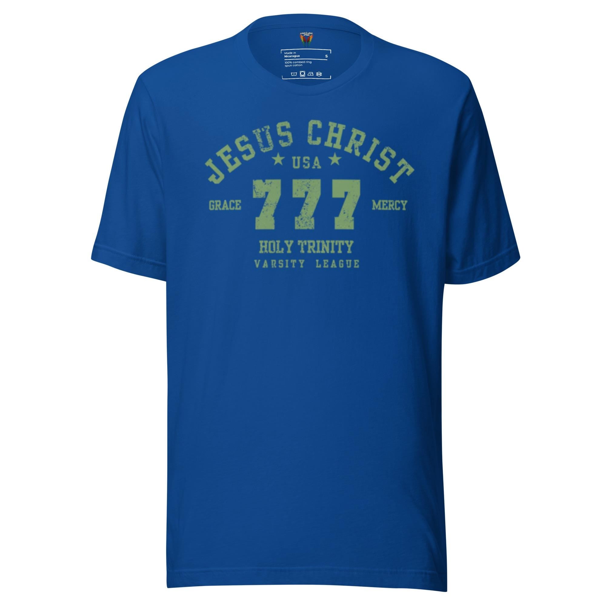 Jesus Christ 777, Men's T-shirt, Christian Shirt, Christian Apparel, Graphic Tee, Men's Gift, Faith Apparel
