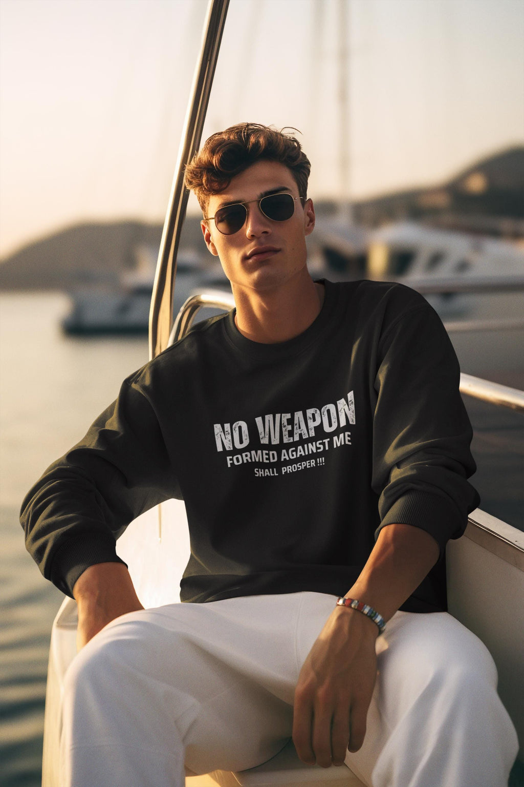 No Weapon Formed Against Me Shall Prosper - Unisex Sweatshirt