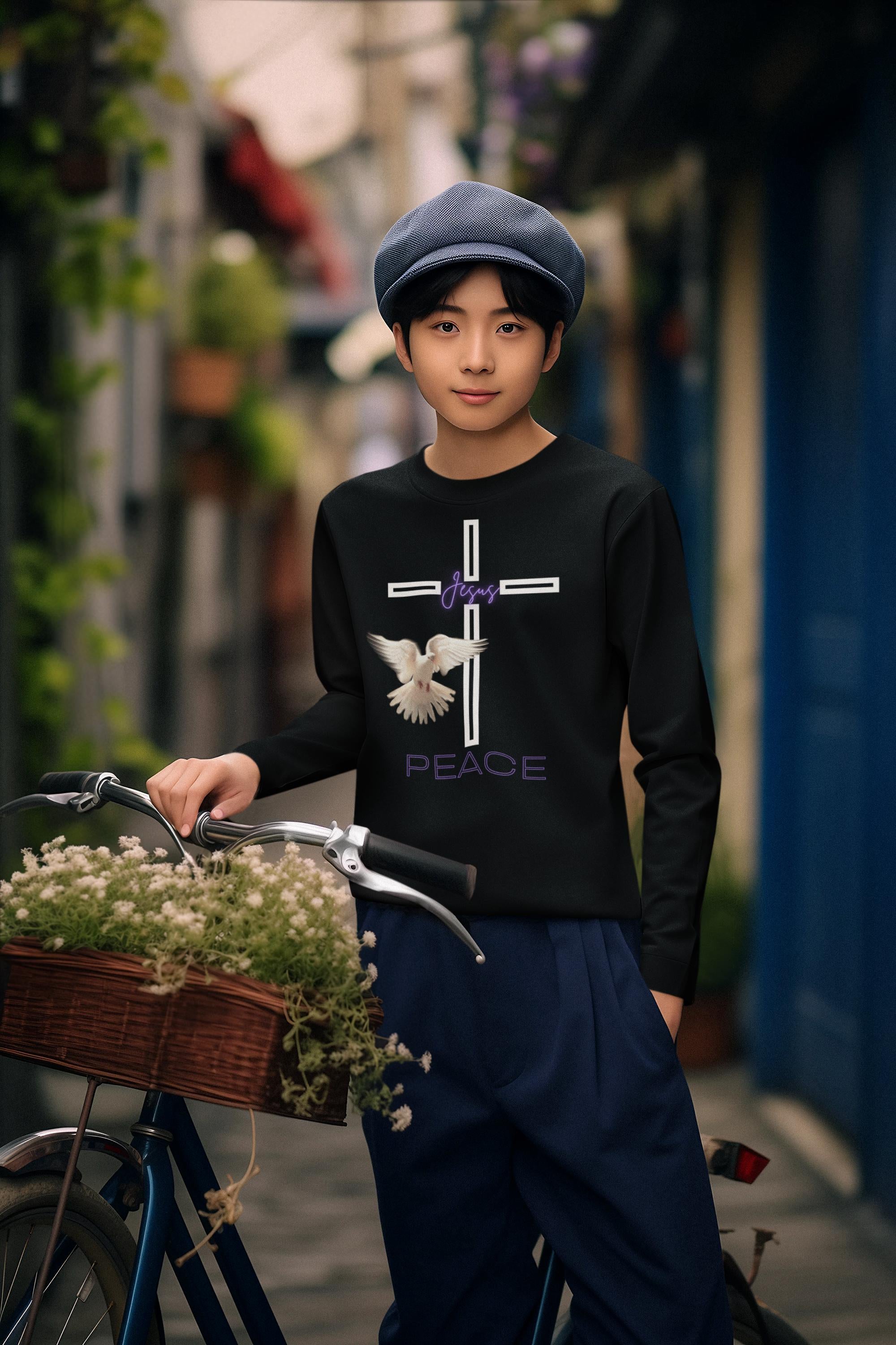 Jesus Peace - Youth Long Sleeve Tee