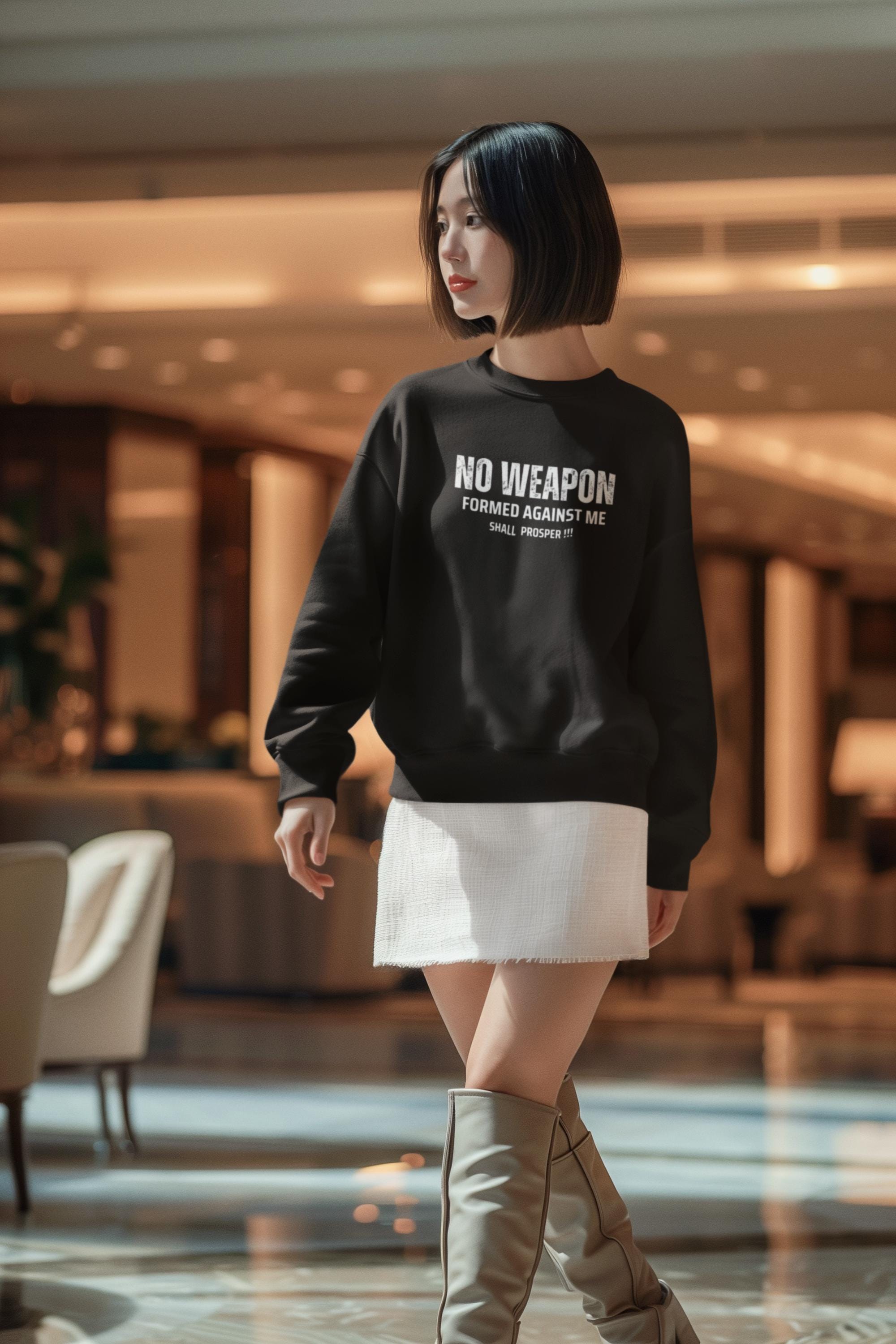 No Weapon Formed Against Me Shall Prosper - Unisex Sweatshirt